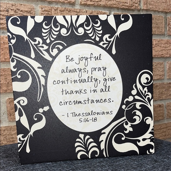 Other - “Be Joyful …” black and White artwork picture - Thessalonians 5:16-18